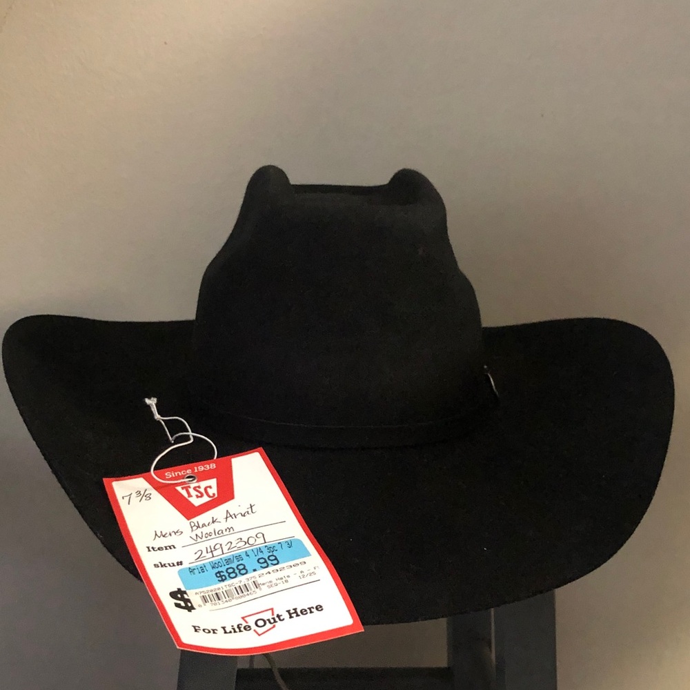 Black Ariat Woolam Cowboy Hat
